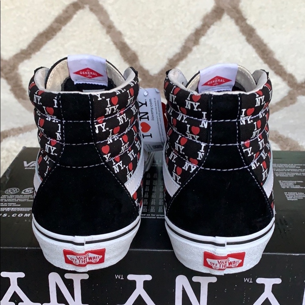 VANS SK8-Hi The General I Love NY Black Men’s - Picture 10 of 16
